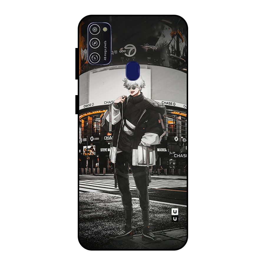 Gojo Shopping Metal Back Case for Galaxy M21