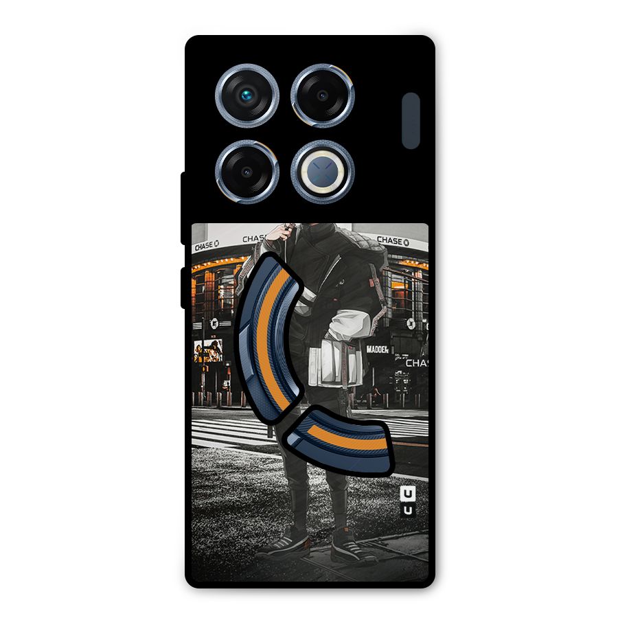 Gojo Shopping Metal Back Case for Infinix GT 20 Pro