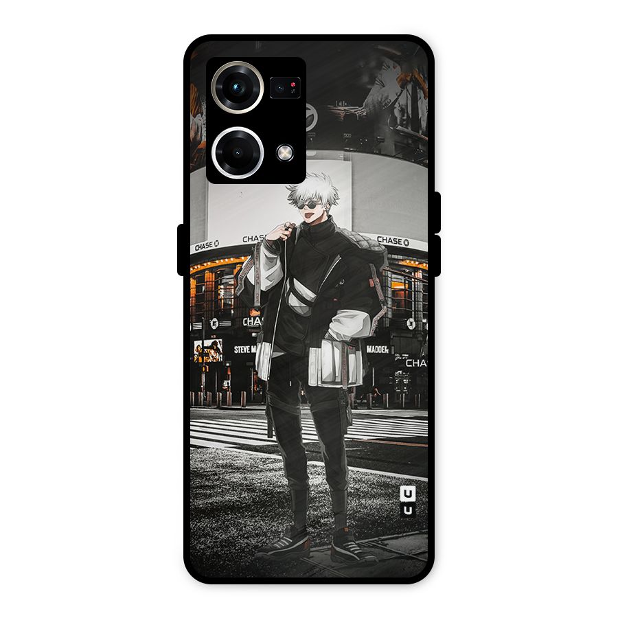 Gojo Shopping Metal Back Case for Oppo F21s Pro 4G