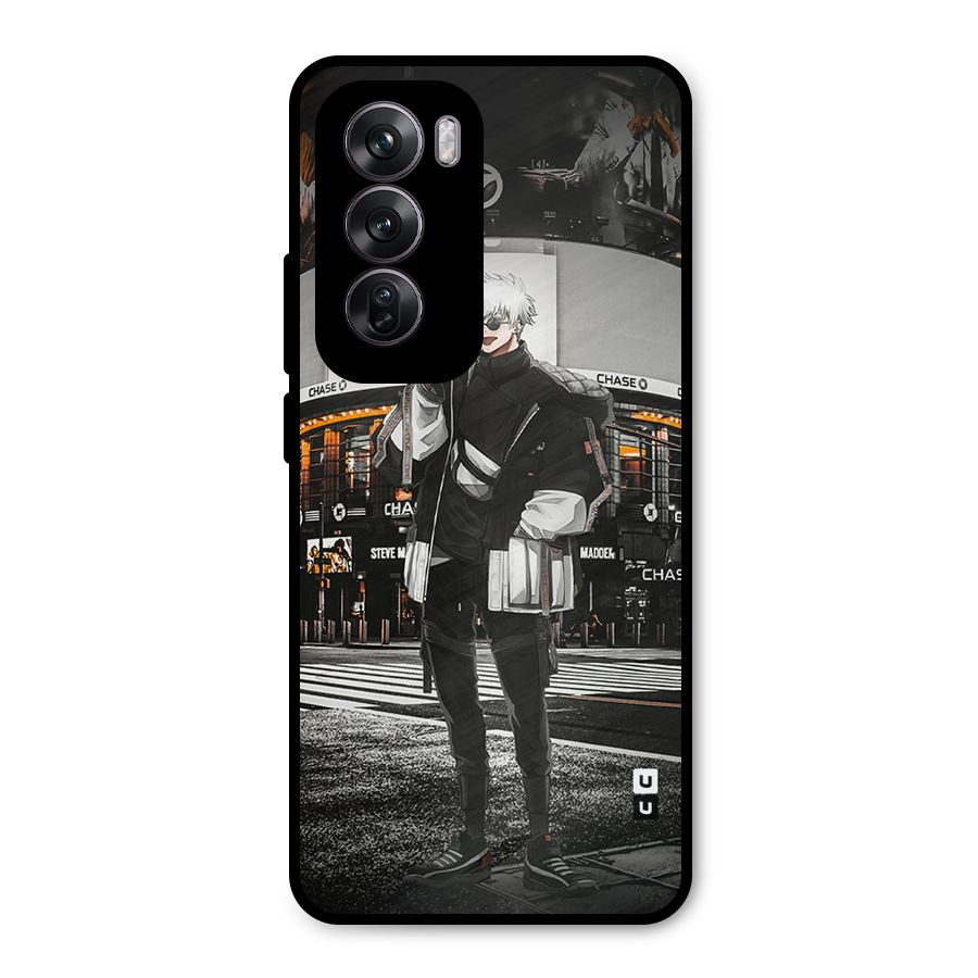 Gojo Shopping Metal Back Case for Oppo Reno12 Pro
