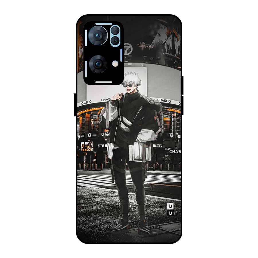 Gojo Shopping Metal Back Case for Oppo Reno7 Pro 5G