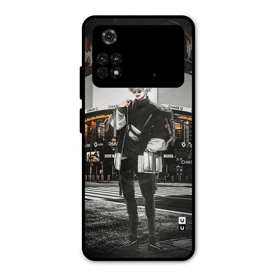 Gojo Shopping Metal Back Case for Poco M4 Pro 4G