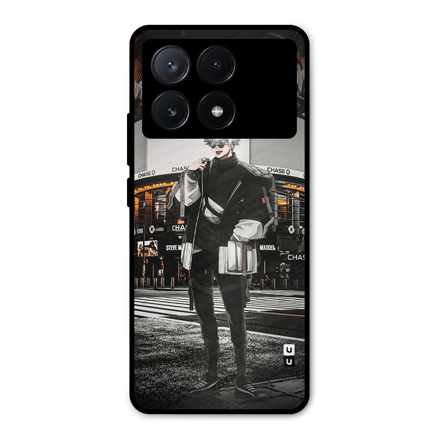Gojo Shopping Metal Back Case for Poco X6 Pro