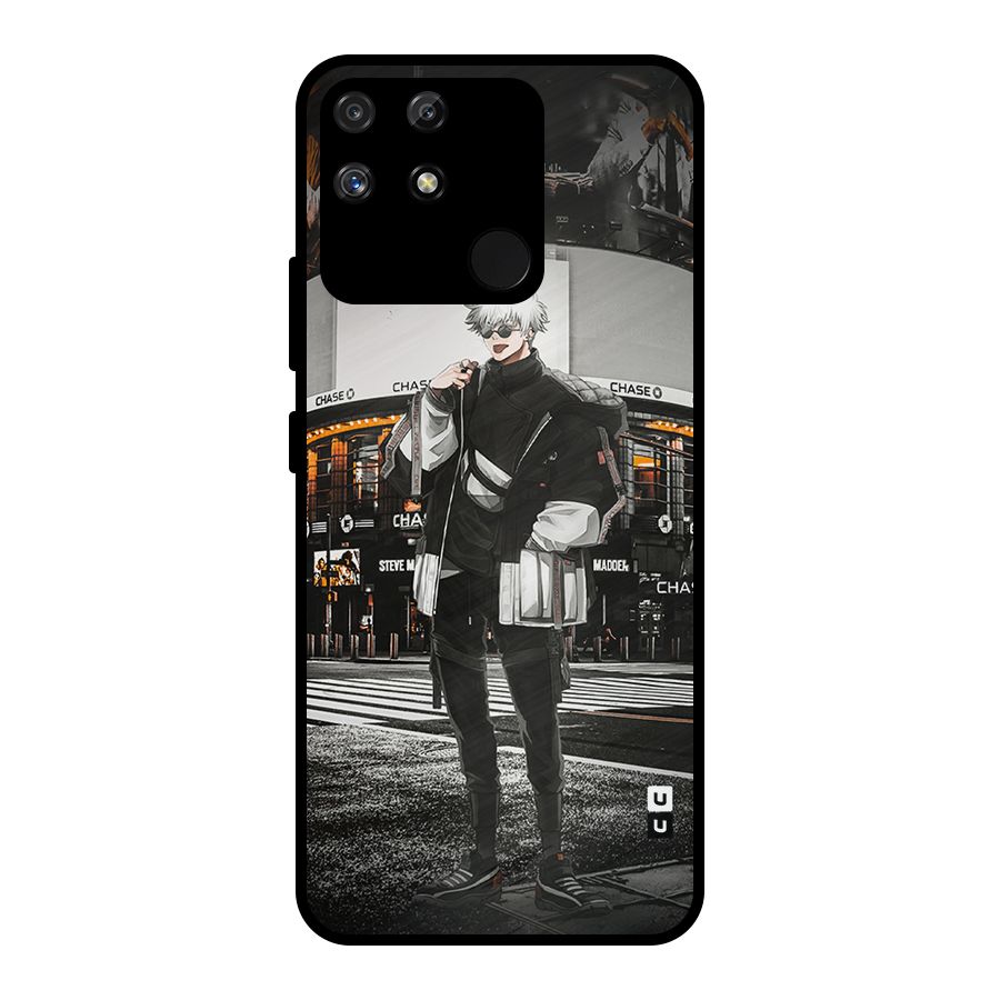 Gojo Shopping Metal Back Case for Realme Narzo 50A