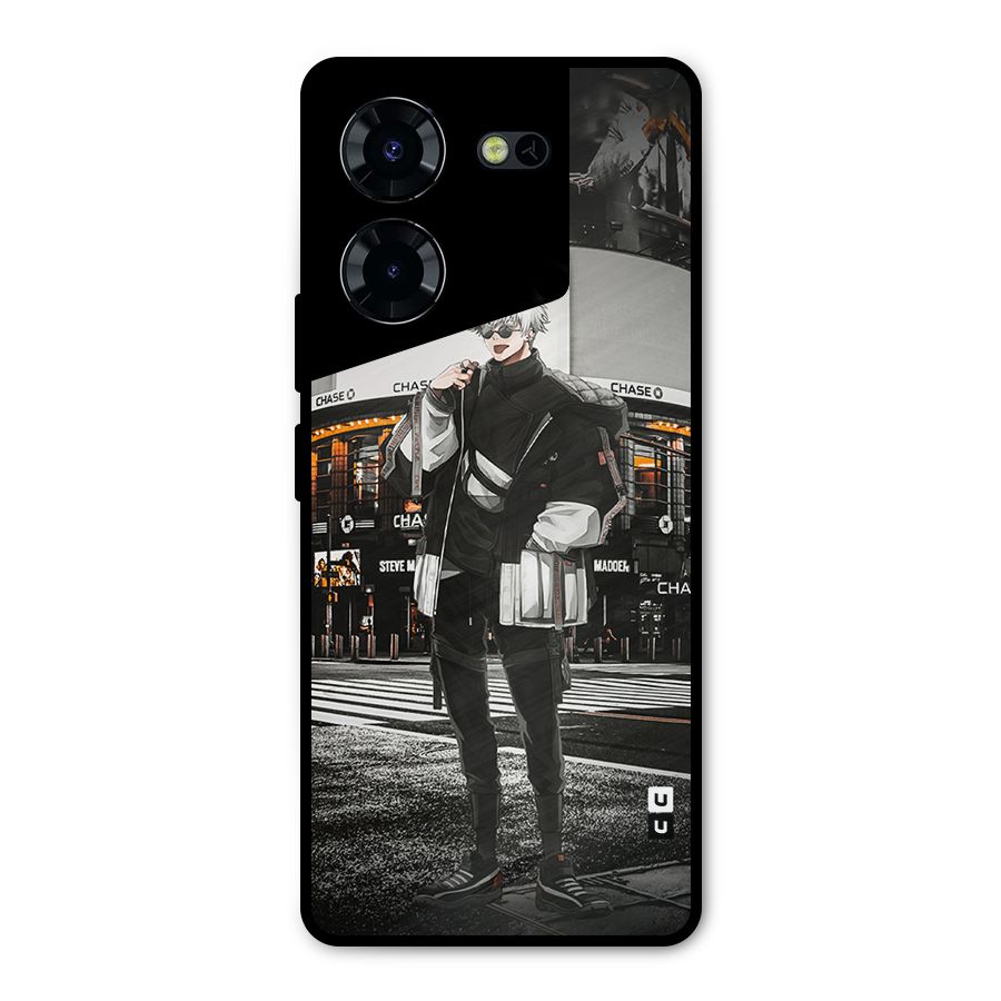 Gojo Shopping Metal Back Case for Tecno Pova 5 Pro 5G