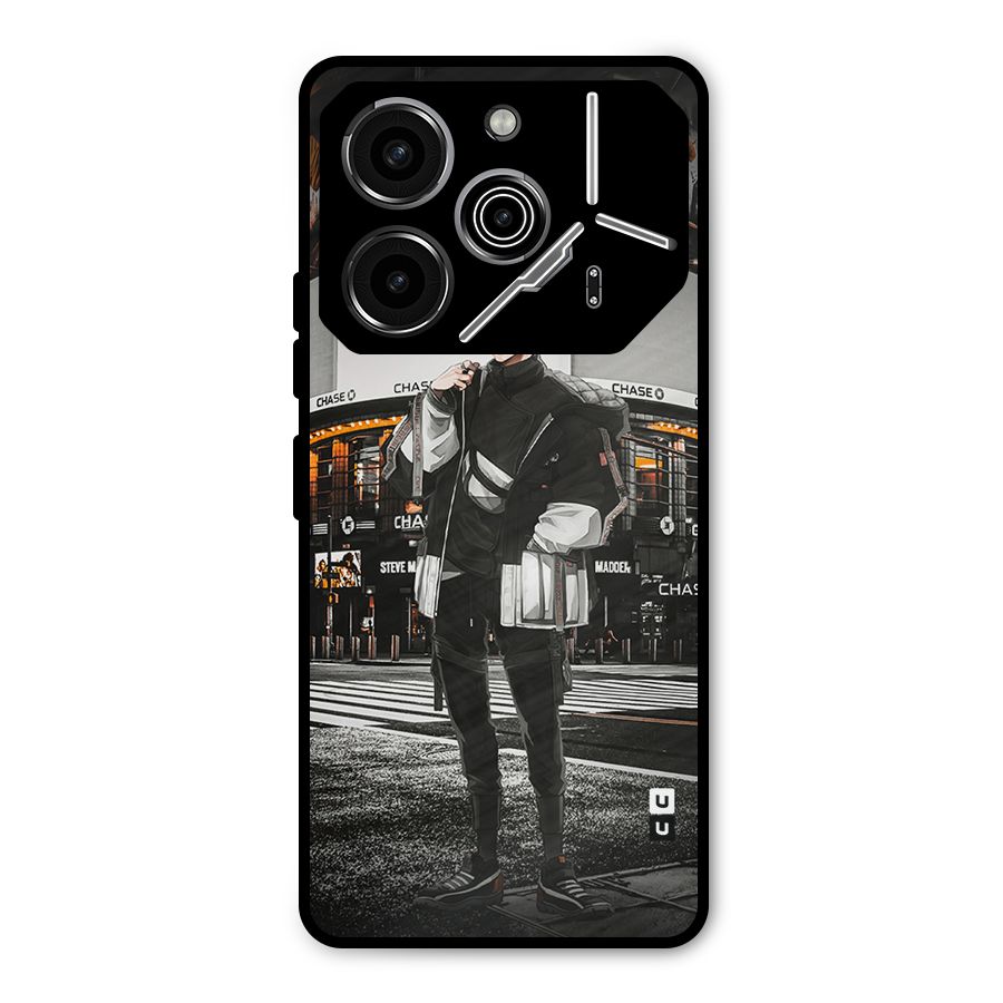 Gojo Shopping Metal Back Case for Tecno Pova 6 Pro