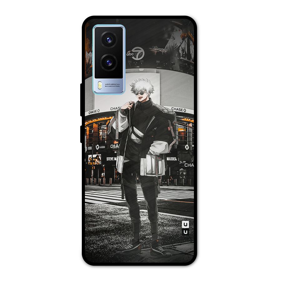 Gojo Shopping Metal Back Case for Vivo V21e 5G
