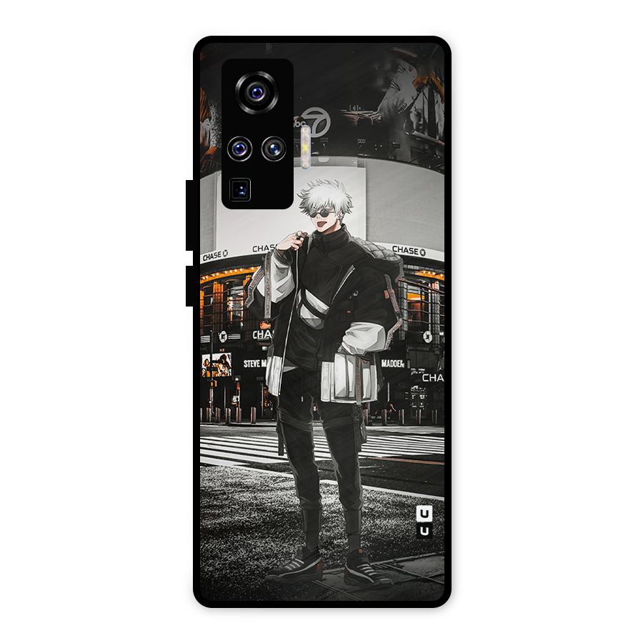 Gojo Shopping Metal Back Case for Vivo X50 Pro