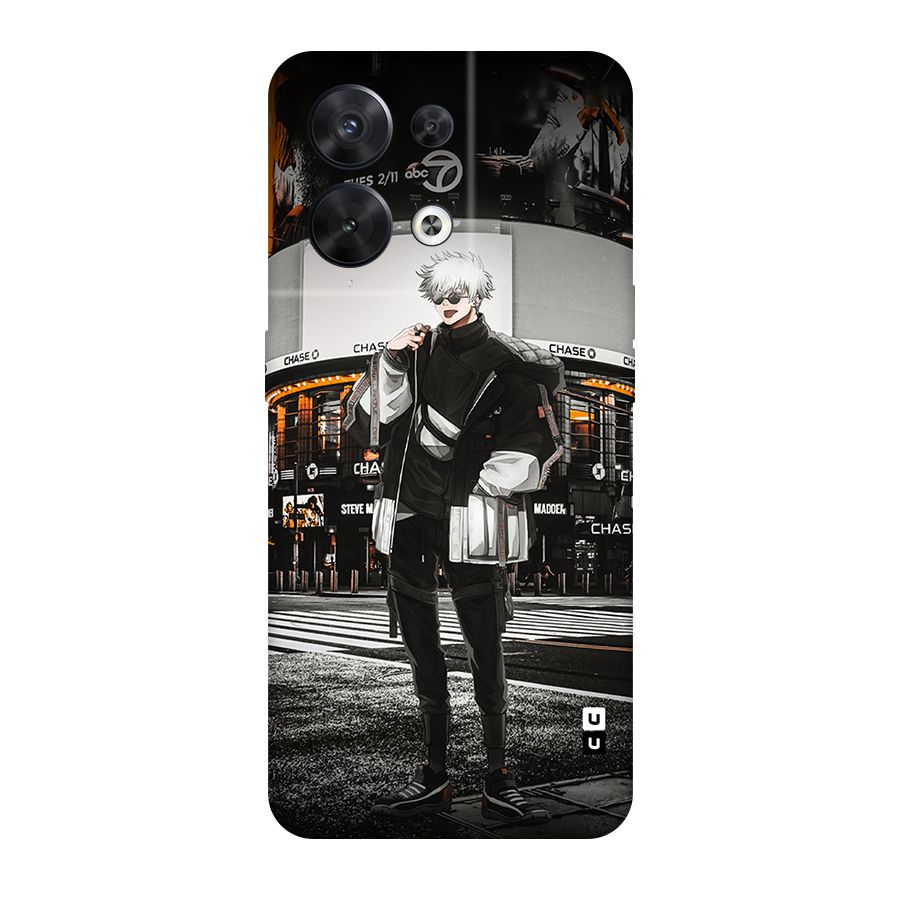 Gojo Shopping Original Polycarbonate Back Case for Oppo Reno8 5G