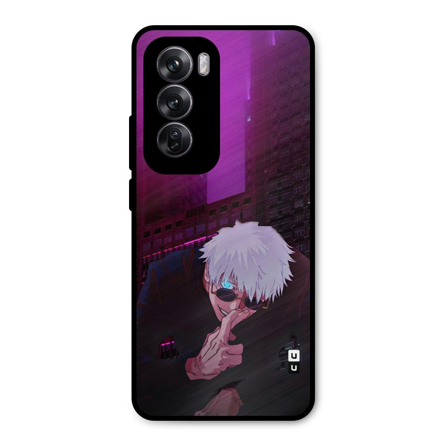 Gojo Sits Metal Back Case for Oppo Reno12 Pro