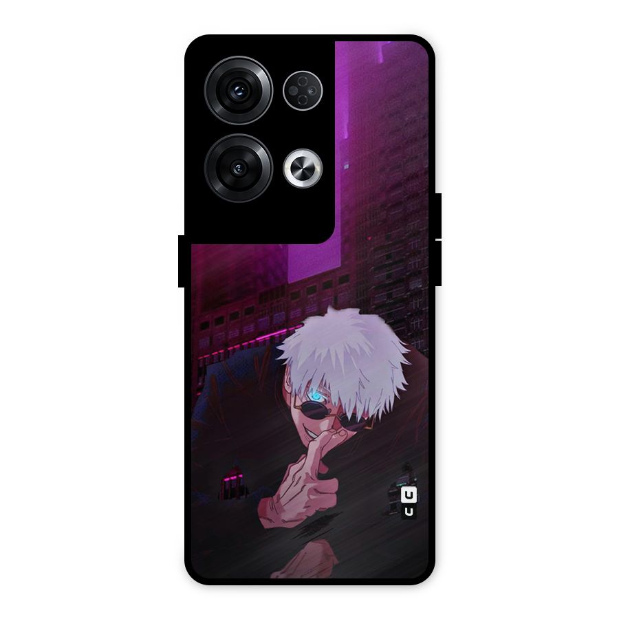 Gojo Sits Metal Back Case for Oppo Reno8 Pro 5G