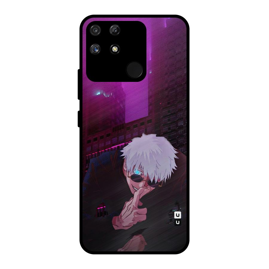 Gojo Sits Metal Back Case for Realme Narzo 50A