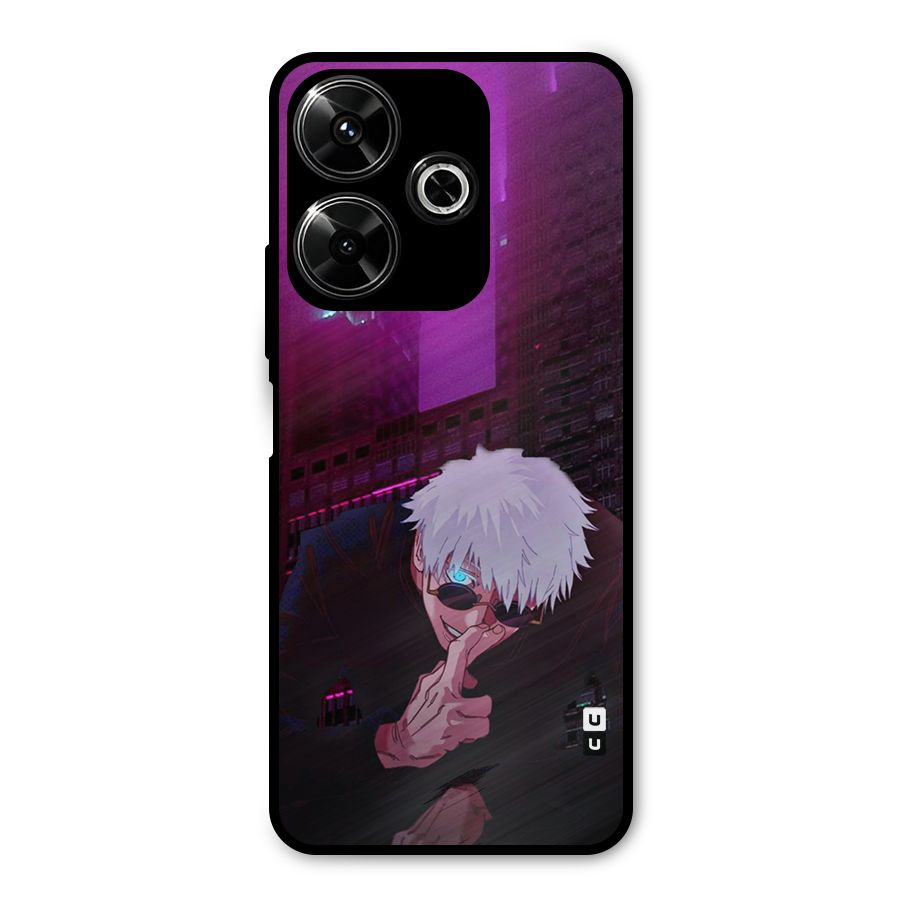 Gojo Sits Metal Back Case for Redmi 13 5G