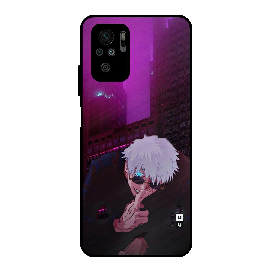 Gojo Sits Metal Back Case for Redmi Note 10S