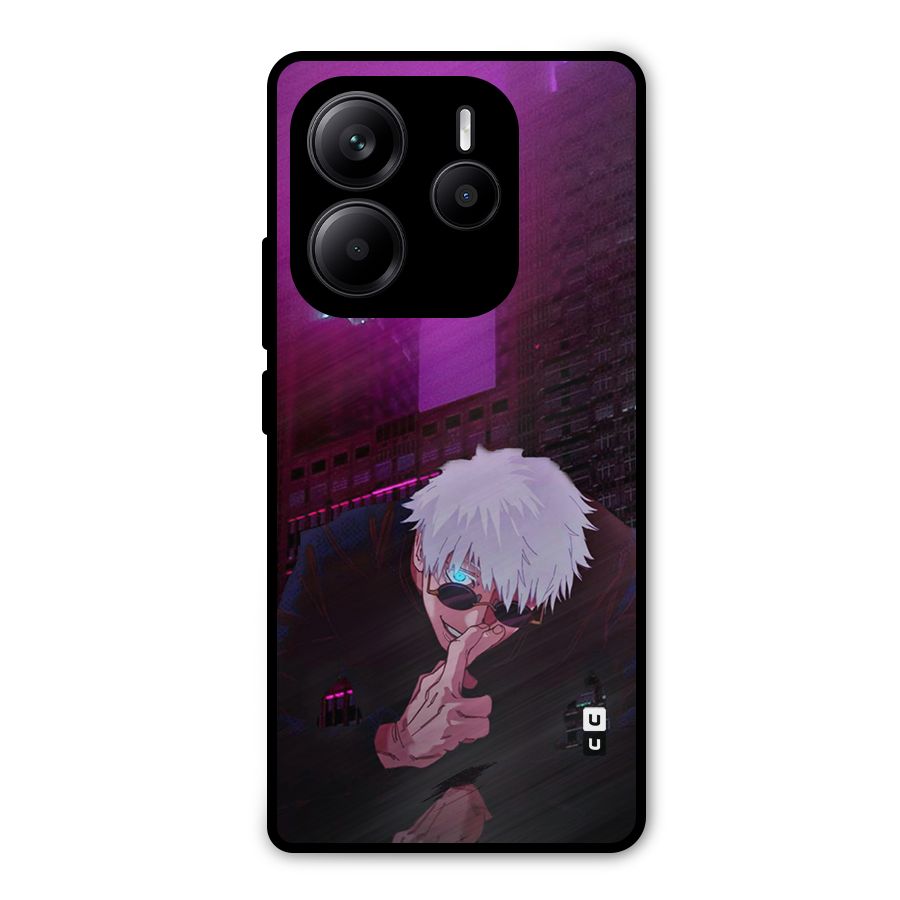 Gojo Sits Metal Back Case for Redmi Note 14 5G