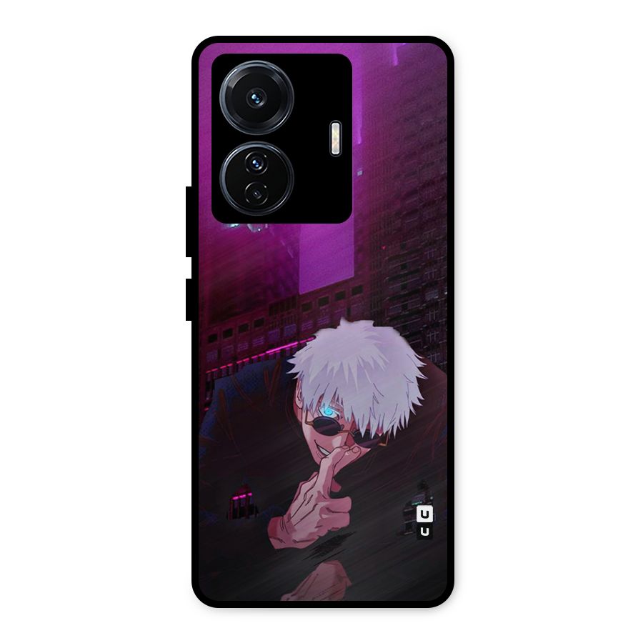 Gojo Sits Metal Back Case for Vivo T1 Pro