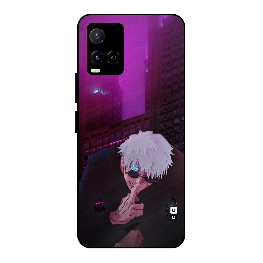 Gojo Sits Metal Back Case for Vivo Y21A