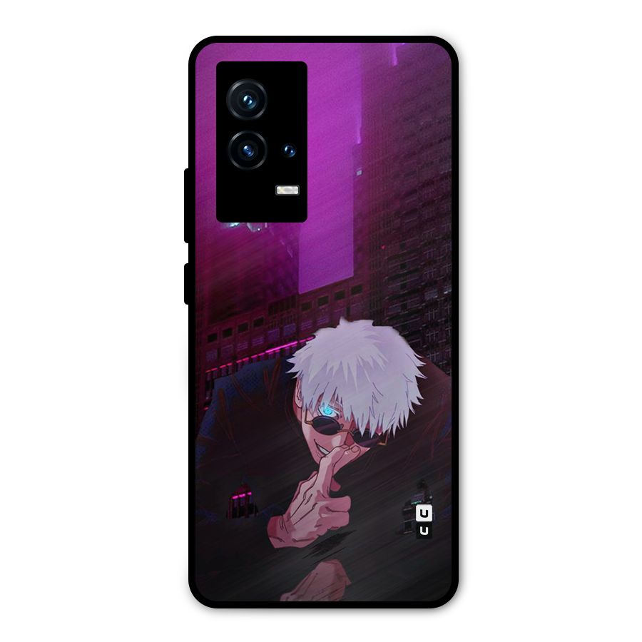 Gojo Sits Metal Back Case for iQOO 9 5G