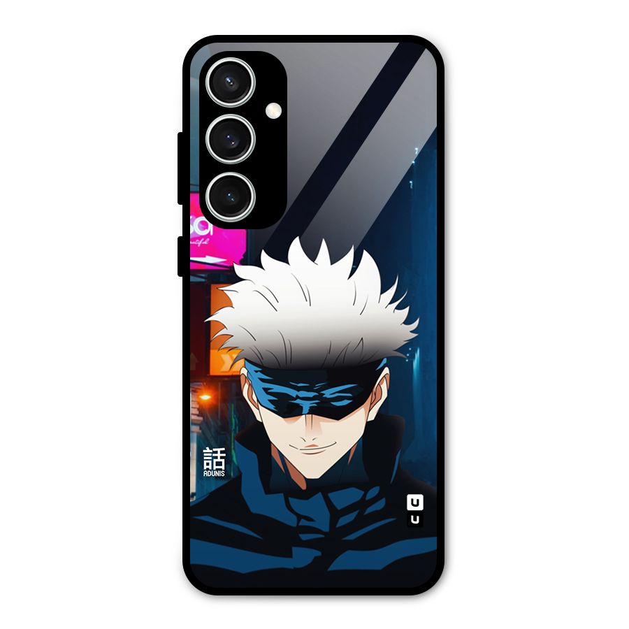 Gojo Smiles Glass Back Case for Galaxy S23 FE