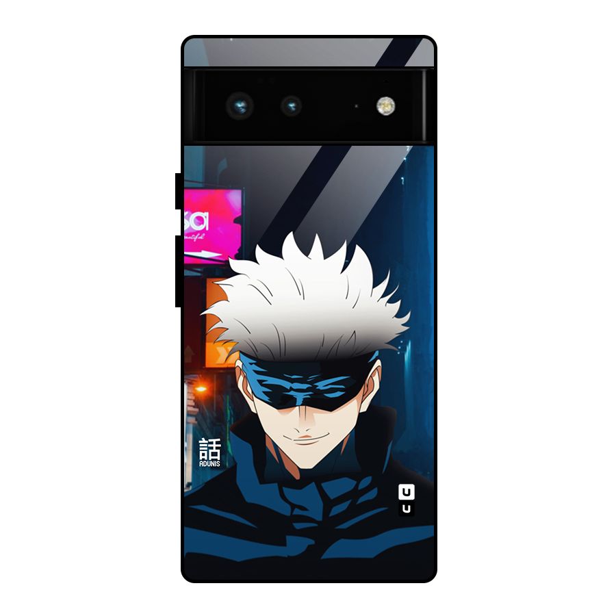 Gojo Smiles Glass Back Case for Google Pixel 6