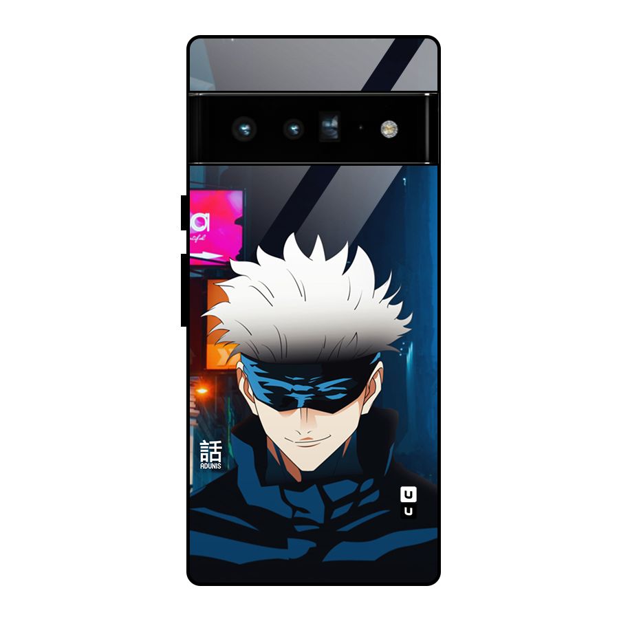 Gojo Smiles Glass Back Case for Google Pixel 6 Pro