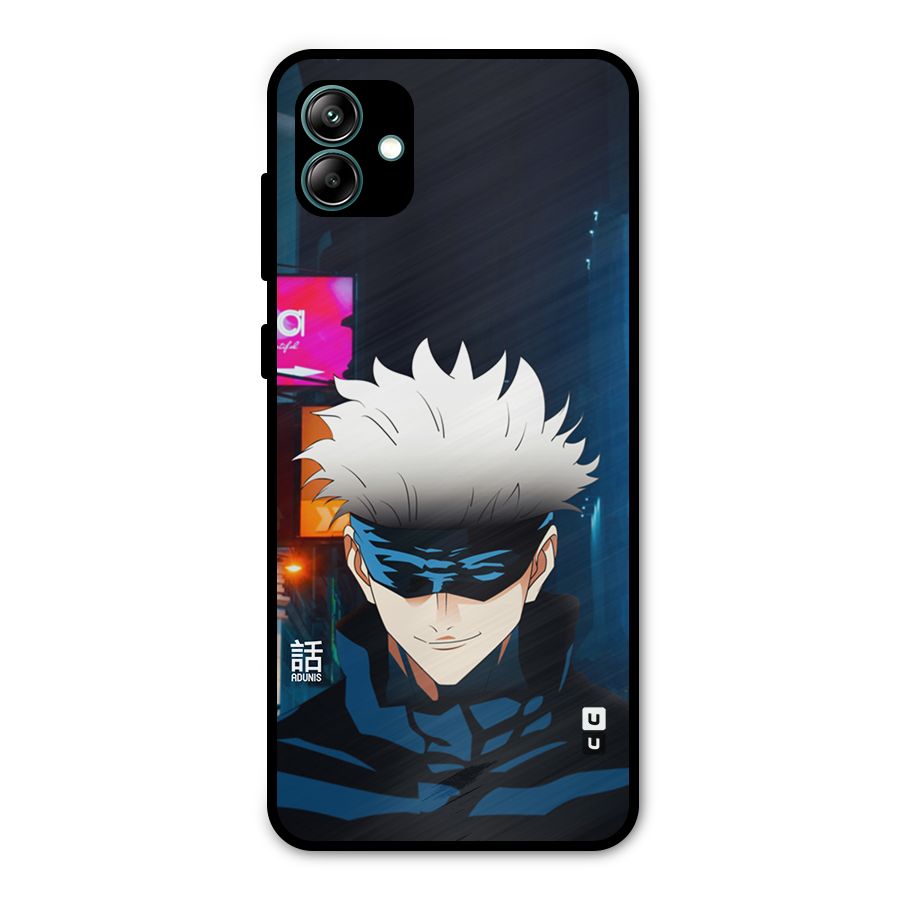 Gojo Smiles Metal Back Case for Galaxy A04