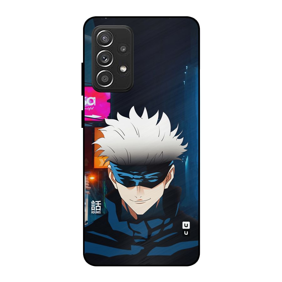 Gojo Smiles Metal Back Case for Galaxy A52s 5G