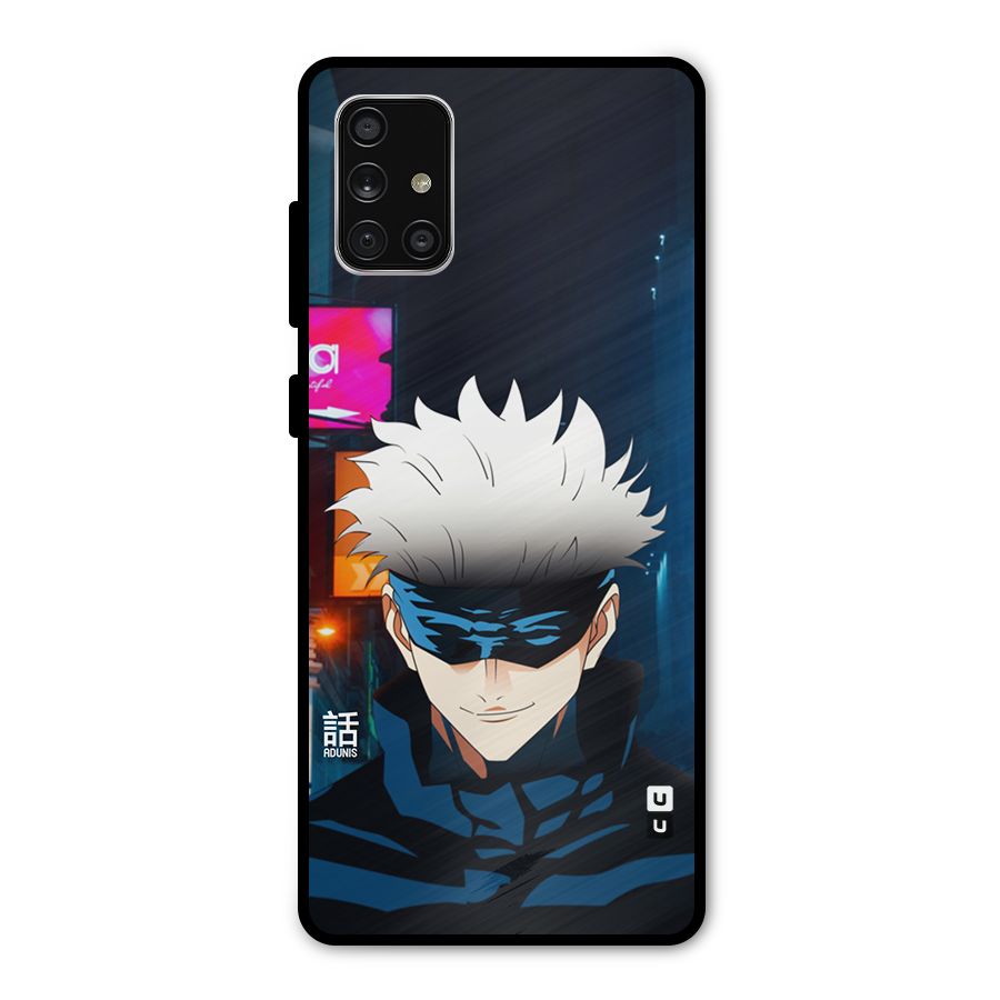 Gojo Smiles Metal Back Case for Galaxy A71