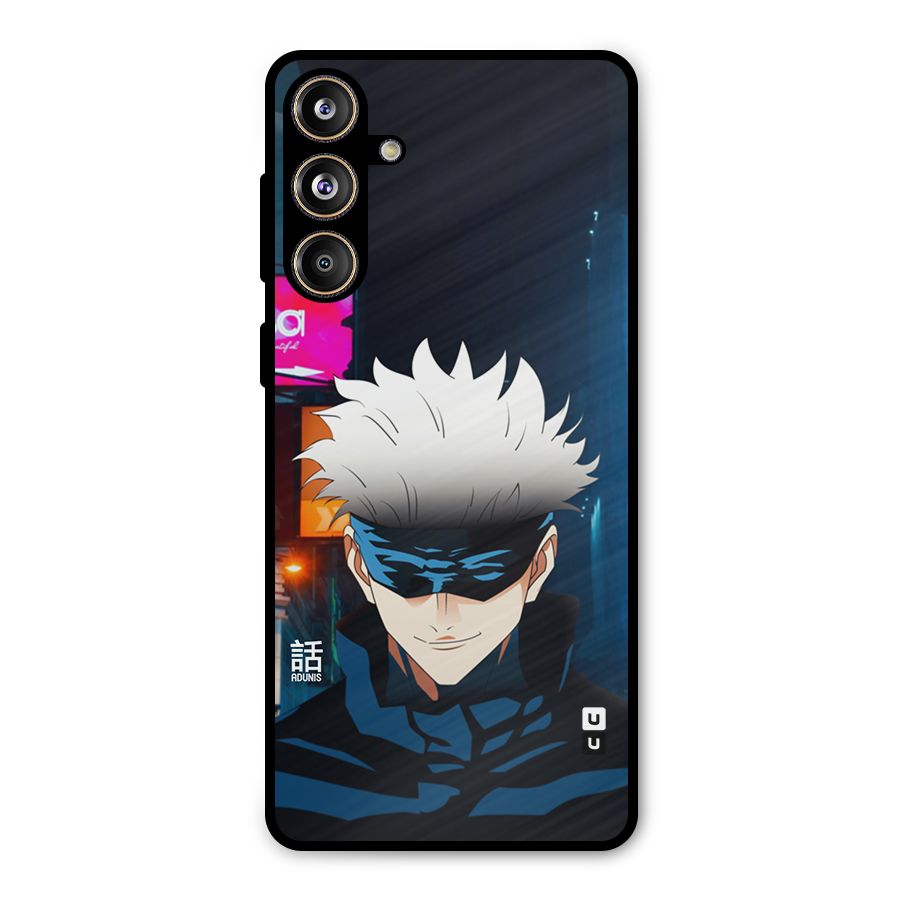 Gojo Smiles Metal Back Case for Galaxy F55