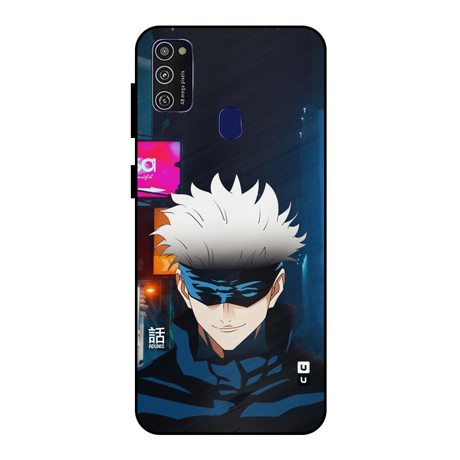 Gojo Smiles Metal Back Case for Galaxy M21