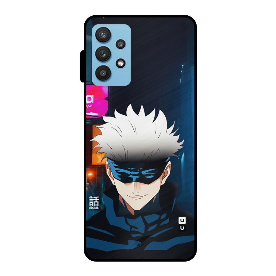 Gojo Smiles Metal Back Case for Galaxy M32 5G