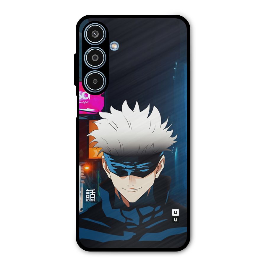 Gojo Smiles Metal Back Case for Galaxy M35