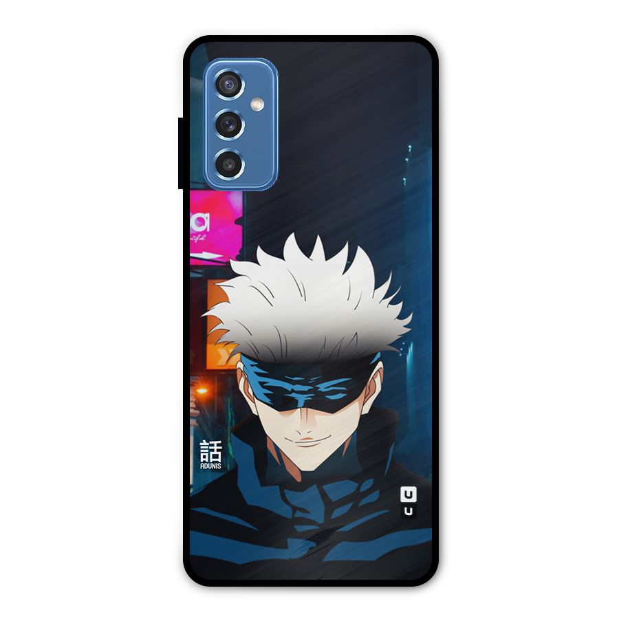Gojo Smiles Metal Back Case for Galaxy M52 5G