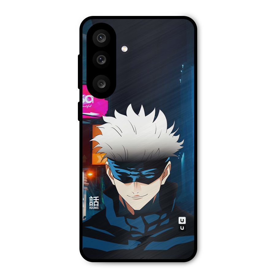 Gojo Smiles Metal Back Case for Galaxy M56