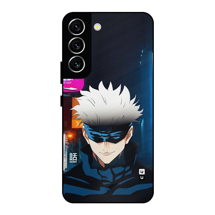Gojo Smiles Metal Back Case for Galaxy S22 5G