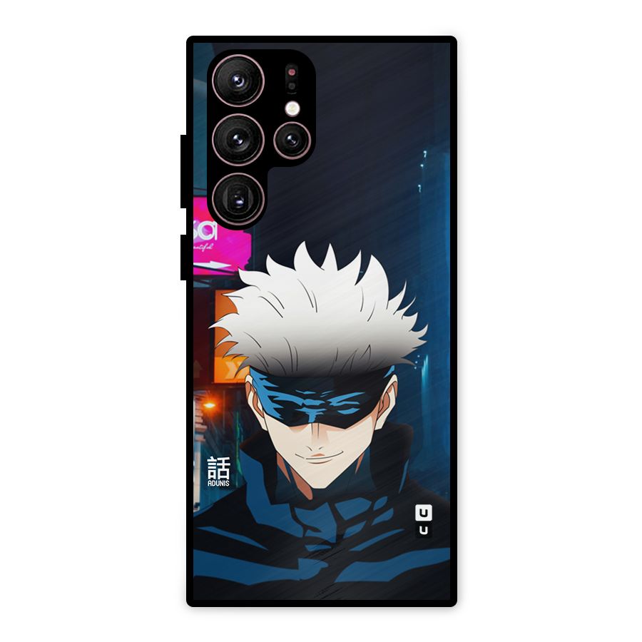 Gojo Smiles Metal Back Case for Galaxy S22 Ultra 5G