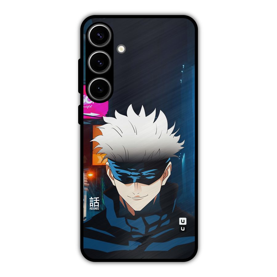 Gojo Smiles Metal Back Case for Galaxy S24 Plus