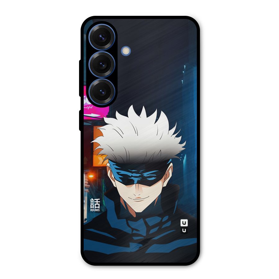 Gojo Smiles Metal Back Case for Galaxy S25