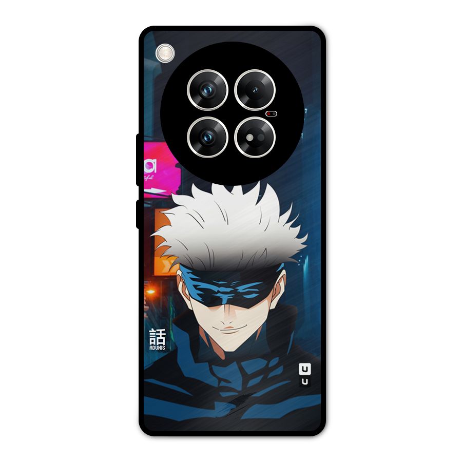 Gojo Smiles Metal Back Case for Infinix Zero 40 5G