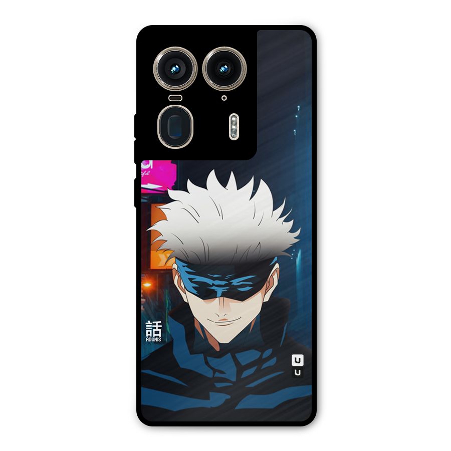 Gojo Smiles Metal Back Case for Motorola Edge 50 Ultra