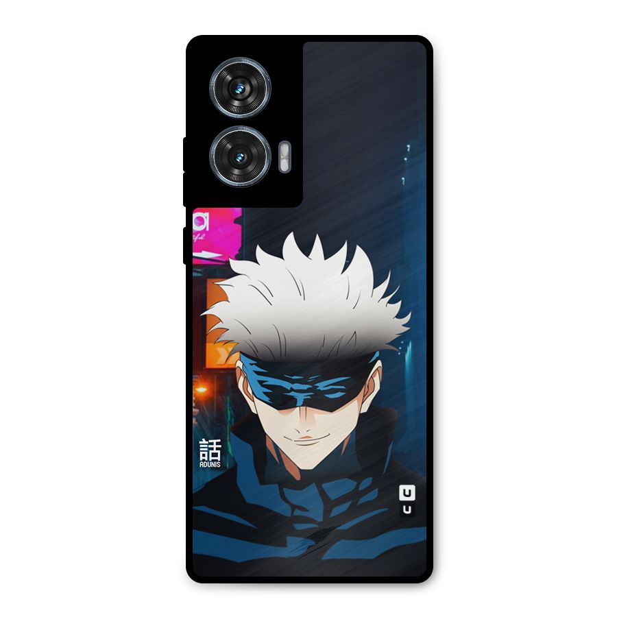 Gojo Smiles Metal Back Case for Motorola G96