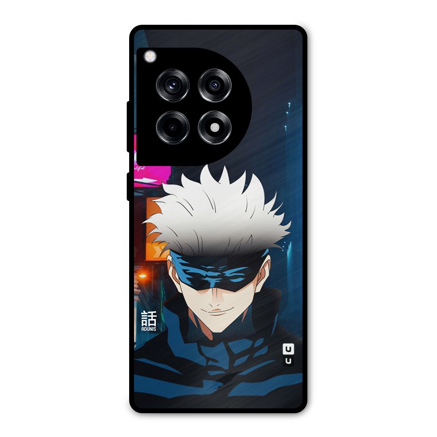 Gojo Smiles Metal Back Case for OnePlus 12R