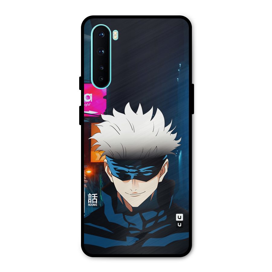 Gojo Smiles Metal Back Case for OnePlus Nord