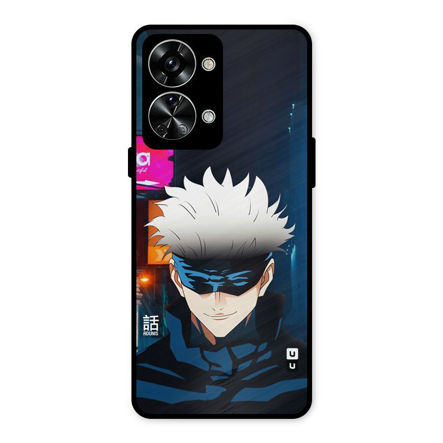 Gojo Smiles Metal Back Case for OnePlus Nord 2T
