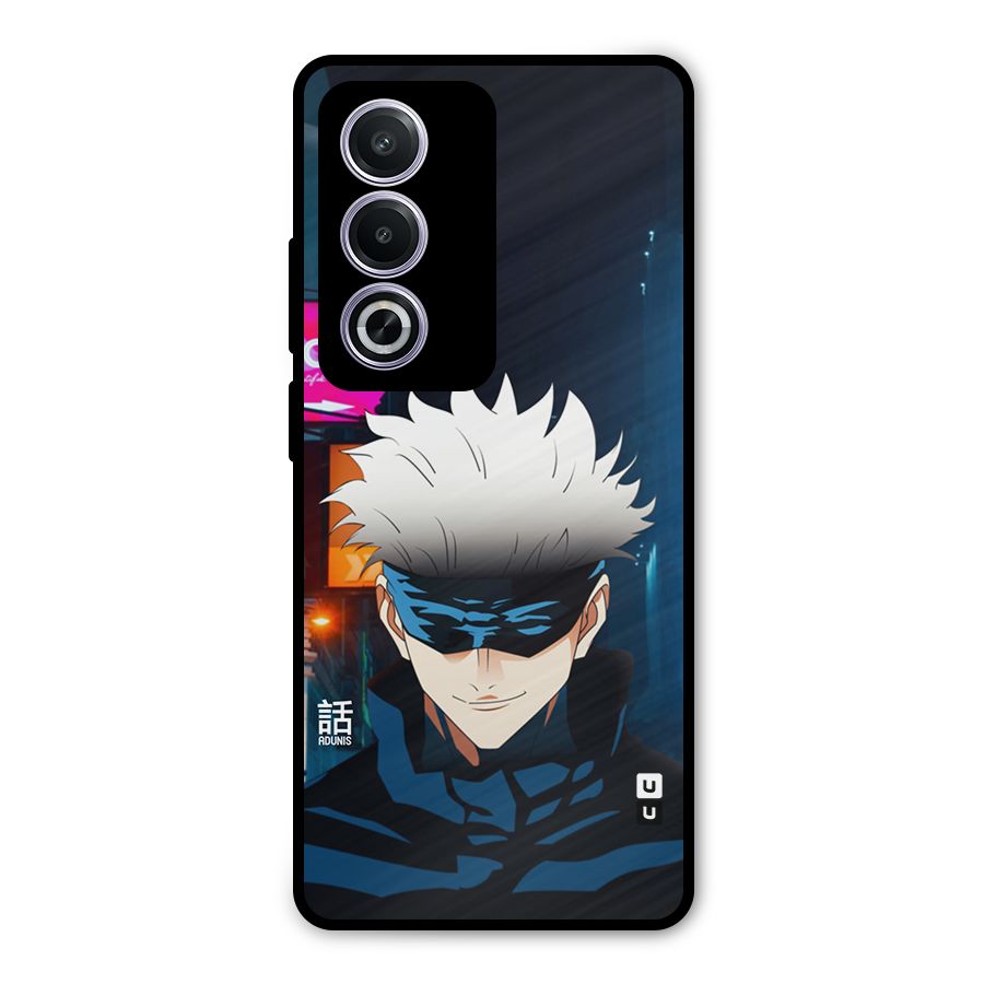 Gojo Smiles Metal Back Case for Oppo A3 Pro
