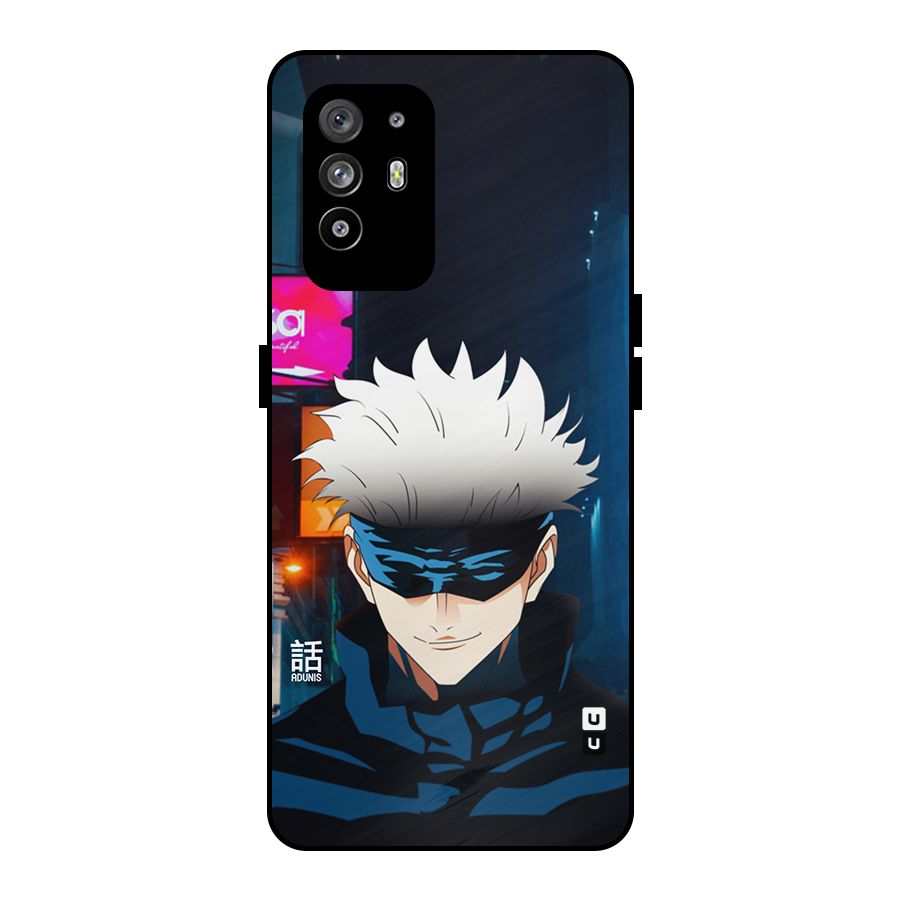 Gojo Smiles Metal Back Case for Oppo F19 Pro Plus 5G