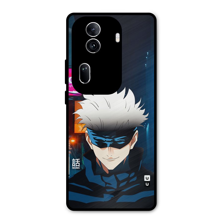 Gojo Smiles Metal Back Case for Oppo Reno11 Pro 5G