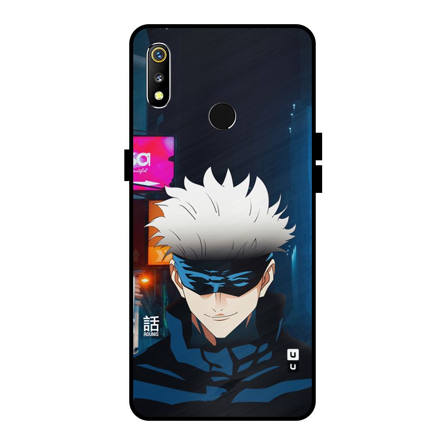 Gojo Smiles Metal Back Case for Realme 3i