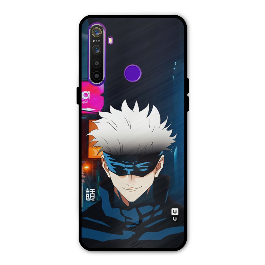 Gojo Smiles Metal Back Case for Realme 5i