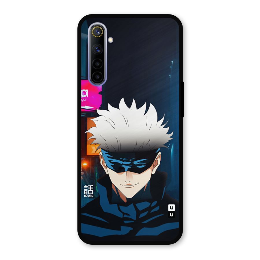 Gojo Smiles Metal Back Case for Realme 6